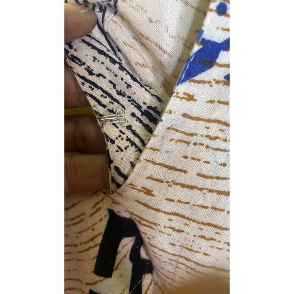 BELMA Boho Afrocentric Cotton Dress One Size NWOT Festival Artwear Style - Picture 4 of 13